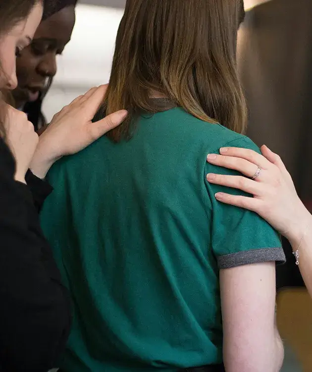 People praying together